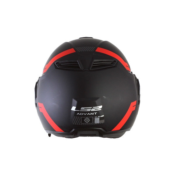 LS2 FF906 ADVANT BEND MATT BLACK RED-06 - SECURTEX MOTOR S.L (t/a MaximoMoto)
