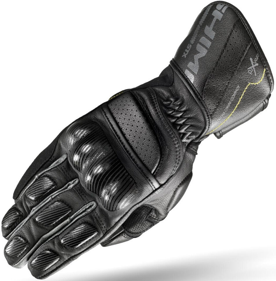 SHIMA STX Guantes de motociclismo deportivos negros para hombre