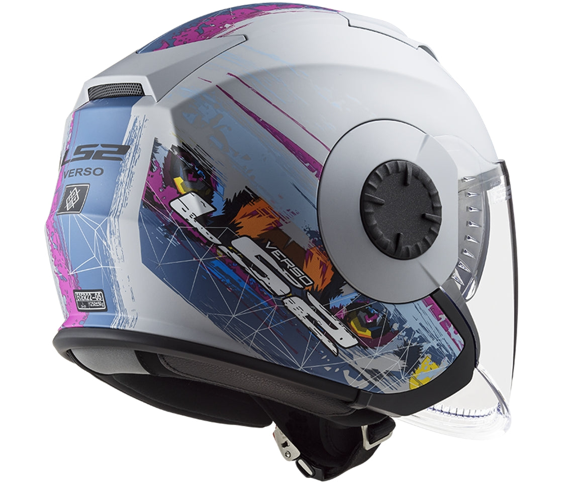 LS2 OF570 VERSO SPRING MATT SILVER BLUE - SECURTEX MOTOR S.L (t/a MaximoMoto)