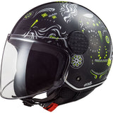 LS2 OF558 SPHERE LUX MAXCA GL.BLACK H-V YELLOW - SECURTEX MOTOR S.L (t/a MaximoMoto)
