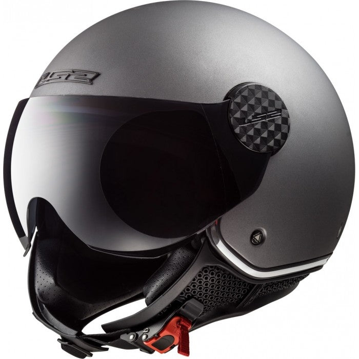 LS2 OF558 SPHERE LUX MATT TITANIUM - SECURTEX MOTOR S.L (t/a MaximoMoto)