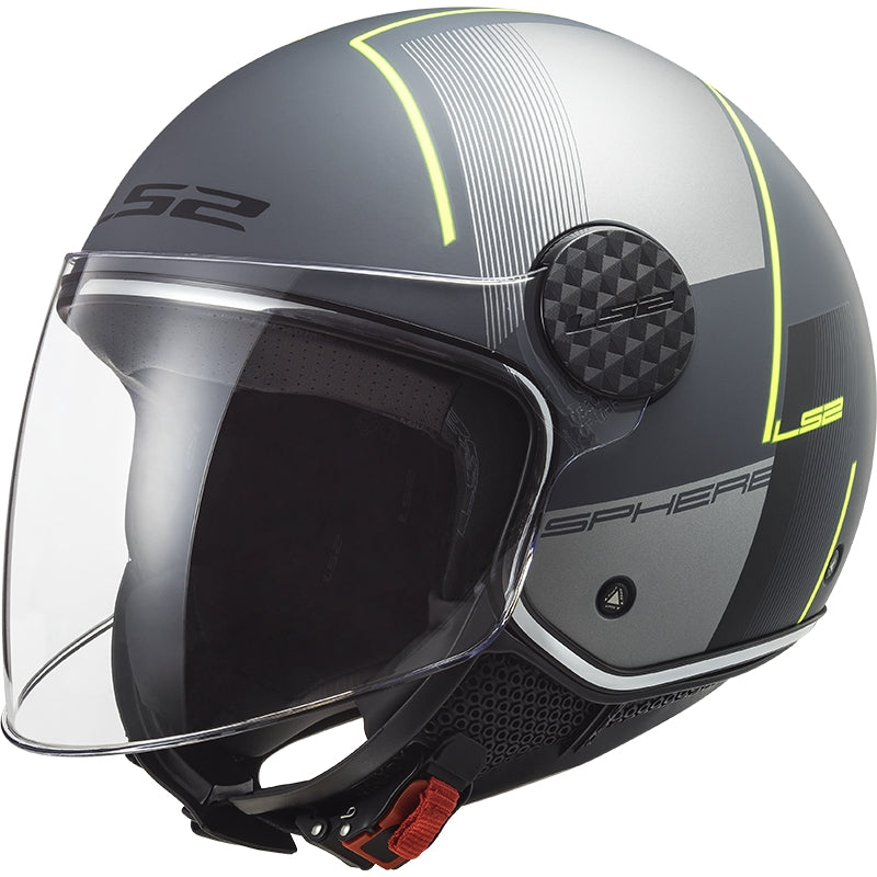 LS2 OF558 SPHERE LUX FIRM MATT BLACK TITANIUM - SECURTEX MOTOR S.L (t/a MaximoMoto)
