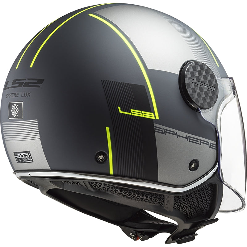 LS2 OF558 SPHERE LUX FIRM MATT BLACK TITANIUM - SECURTEX MOTOR S.L (t/a MaximoMoto)