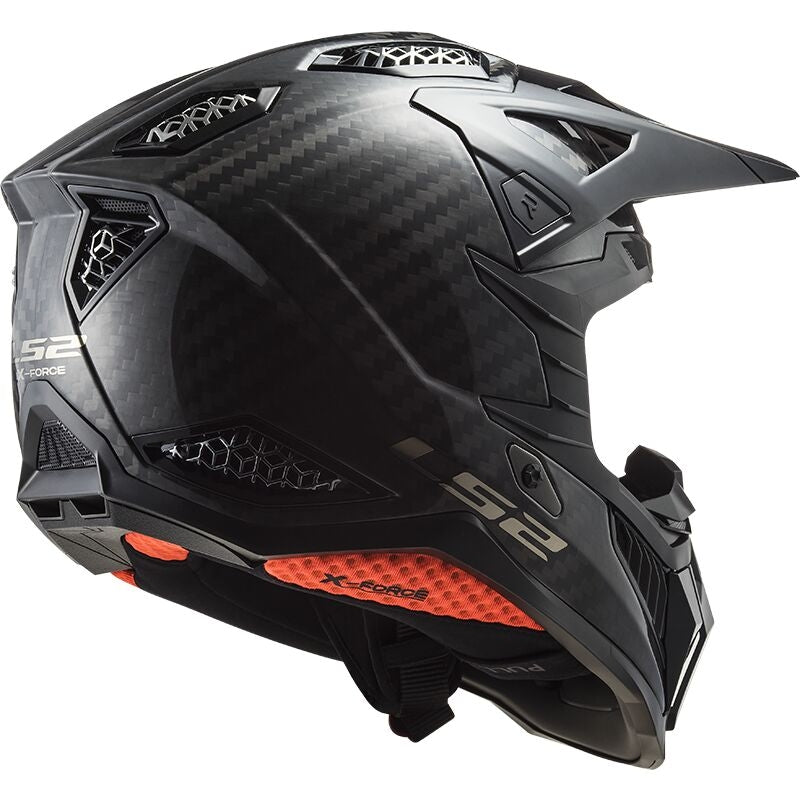 LS2 MX703 C X-FORCE GLOSS CARBON - SECURTEX MOTOR S.L (t/a MaximoMoto)