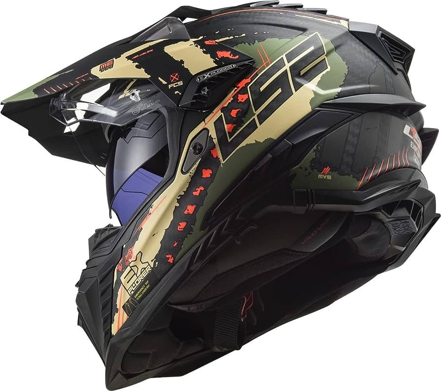 LS2 MX701 C EXPLORER EXTEND MATT MILITARY GREEN-06 - SECURTEX MOTOR S.L (t/a MaximoMoto)