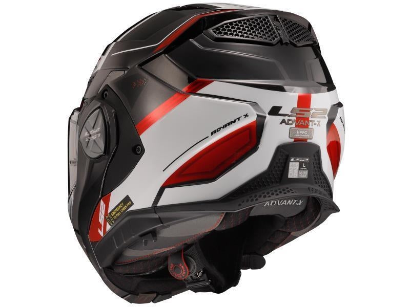 LS2 FF901 ADVANT X SPECTRUM BLACK WHITE RED-06 S - SECURTEX MOTOR S.L (t/a MaximoMoto)