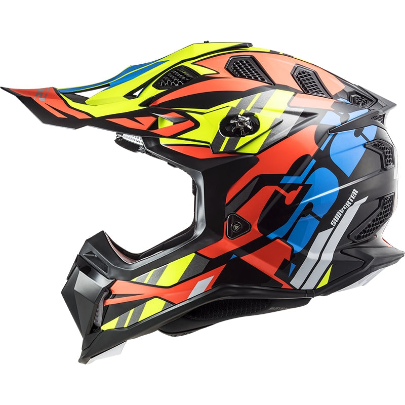 LS2 MX700 SUBVERTER RASCAL GL.BLACK FL.ORANGE - SECURTEX MOTOR S.L (t/a MaximoMoto)