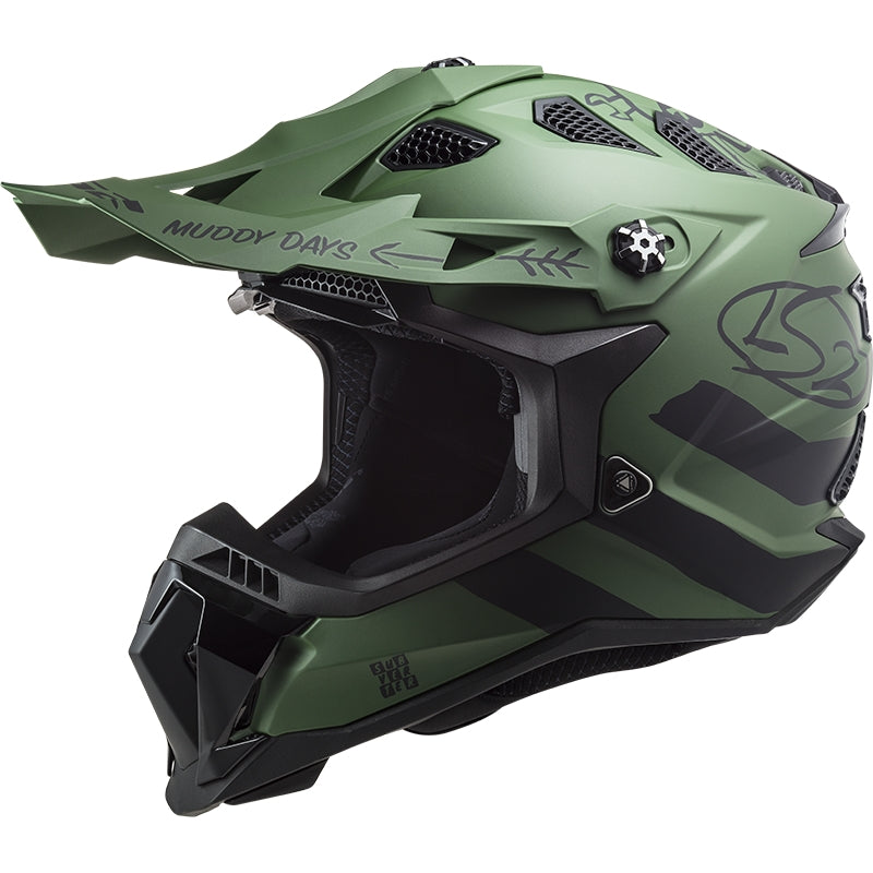 LS2 MX700 SUBVERTER CARGO MATT MILITARY GREEN