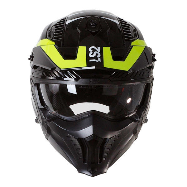 LS2 OF606 DRIFTER TRIALITY H-V YELLOW - SECURTEX MOTOR S.L (t/a MaximoMoto)