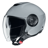 HJC i40N UNI Conducción Urbana Para Scooter Casco Jet N.Gris