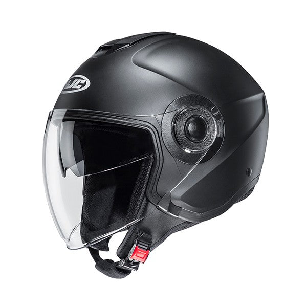 HJC i40N UNI Casco Abierto Para Scooter Semiplano Negro