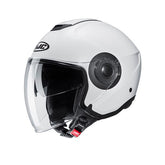 HJC i40N UNI Casco Abierto Para Moto Semiplano Blanco Perla