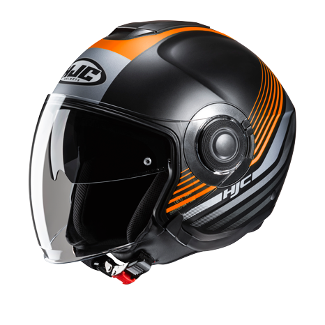 HJC i40N DOVA MC7SF Casco Jet Abierto Para Moto Para Ciudad