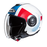 HJC i40N PYLE MC21 Casco Jet Para Moto De Turismo Urbano