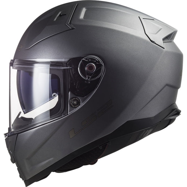LS2 FF811 VECTOR II SOLID MATT TITANIUM - SECURTEX MOTOR S.L (t/a MaximoMoto)
