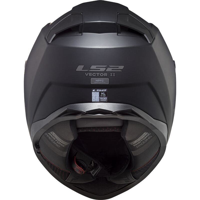 LS2 FF811 VECTOR II SOLID MATT BLACK - SECURTEX MOTOR S.L (t/a MaximoMoto)