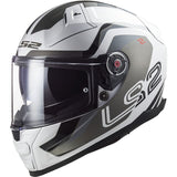 LS2 FF811 VECTOR II METRIC WHITE TITAN.SILVER - SECURTEX MOTOR S.L (t/a MaximoMoto)