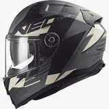 LS2 FF811 VECTOR II ABSOLUTE M.BLACK SILVER - SECURTEX MOTOR S.L (t/a MaximoMoto)
