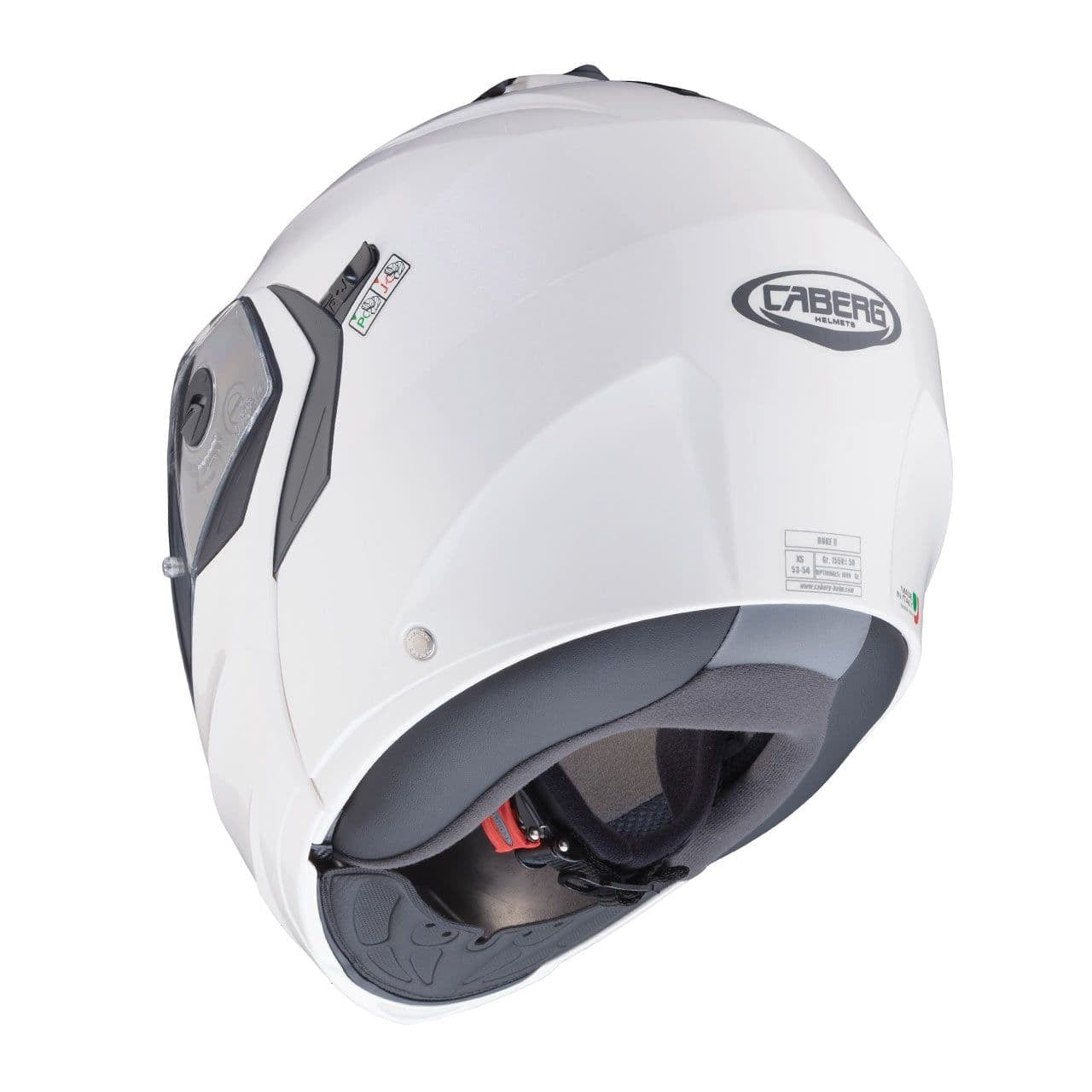 CABERG-CASCO DUKE 2 METAL/WHITE - SECURTEX MOTOR S.L (t/a MaximoMoto)