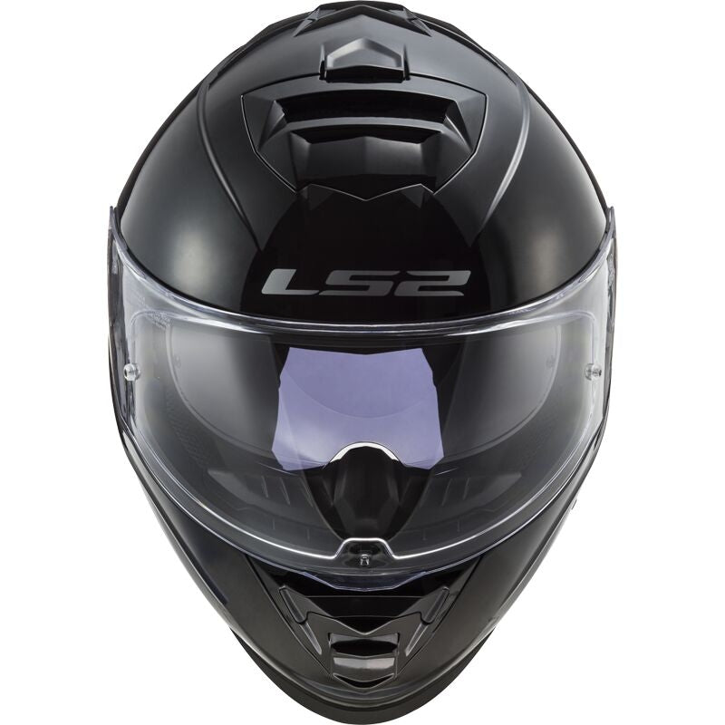LS2 FF800 STORM SOLID GLOSS BLACK - SECURTEX MOTOR S.L (t/a MaximoMoto)