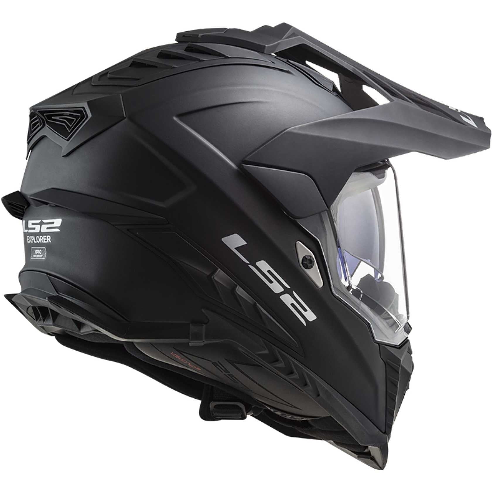 LS2 MX701 EXPLORER SOLID MATT BLACK - SECURTEX MOTOR S.L (t/a MaximoMoto)