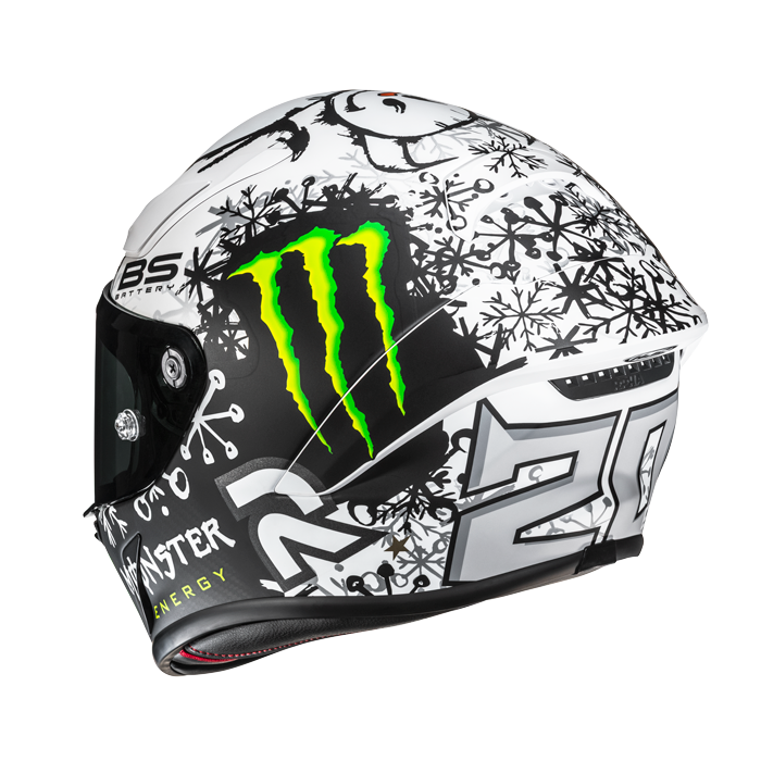 HJC RPHA 1 V2 SNOW DIABLO MC10SF CASCO INTEGRAL DE MOTO