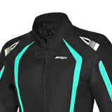 R-TECH - Chaqueta Textil Marshal Lady Negro/Turquesa - SECURTEX MOTOR S.L (t/a MaximoMoto)