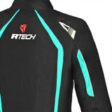 R-TECH - Chaqueta Textil Marshal Lady Negro/Turquesa - SECURTEX MOTOR S.L (t/a MaximoMoto)