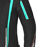 R-TECH - Chaqueta Textil Marshal Lady Negro/Turquesa - SECURTEX MOTOR S.L (t/a MaximoMoto)