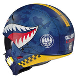 MCSF HJC I20 Vanguard MC2SF Casco abierto clásico para motocicleta