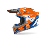 AIROH AVIATOR 3 SPIN Motocicleta Motocross Casco Naranja Fluor Mate