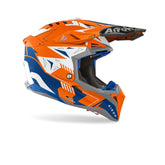 AIROH AVIATOR 3 SPIN Motocicleta Motocross Casco Naranja Fluor Mate