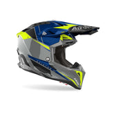 AIROH AVIATOR 3 PUSH Motocicleta Tierra Casco Brillo Azul