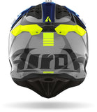 AIROH AVIATOR 3 PUSH Motocicleta Tierra Casco Brillo Azul