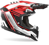 AIROH - CASCOS AVIATOR 3 LEAGUE RED GLOSS - SECURTEX MOTOR S.L (t/a MaximoMoto)