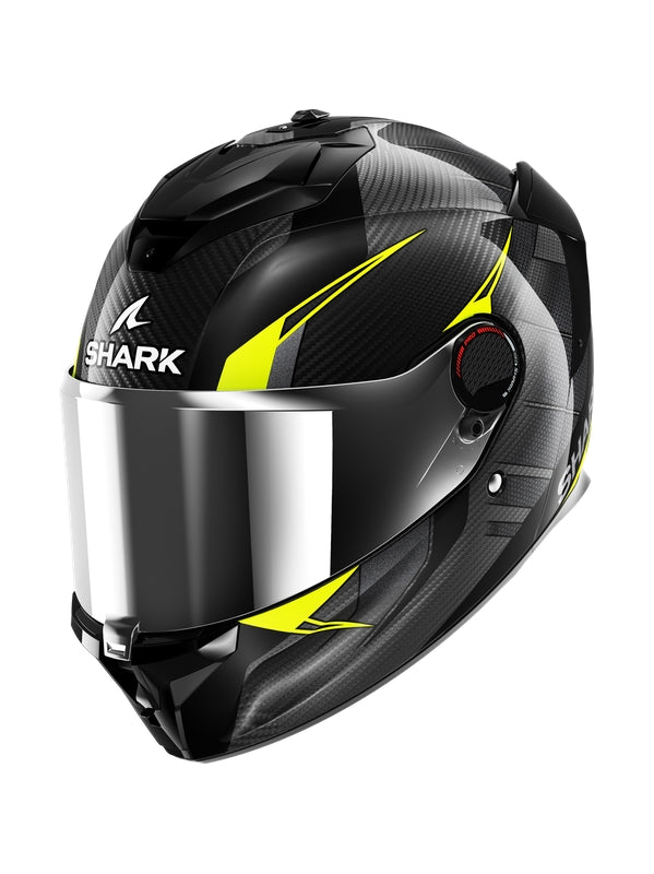 SHARK SPARTAN GT PRO KULTRAM Casco Integral Carbono Negro Amarillo