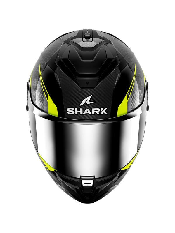 Shark - SPARTAN GT PRO CARBON Carbon Black Yellow - SECURTEX MOTOR S.L (t/a MaximoMoto)
