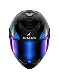 Shark - SPARTAN GT PRO CARBON Carbon Black Bleu - SECURTEX MOTOR S.L (t/a MaximoMoto)