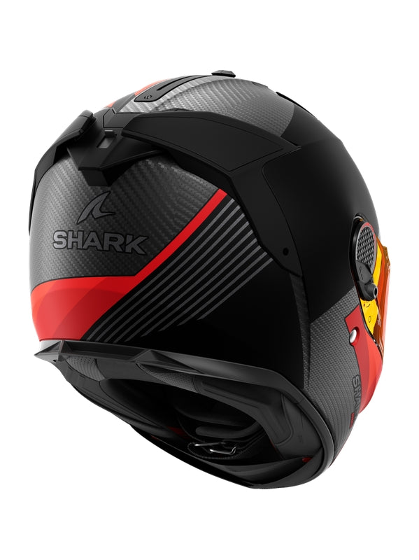 Shark - SPARTAN GT PRO CARBON Carbon Orange Anthracite - SECURTEX MOTOR S.L (t/a MaximoMoto)