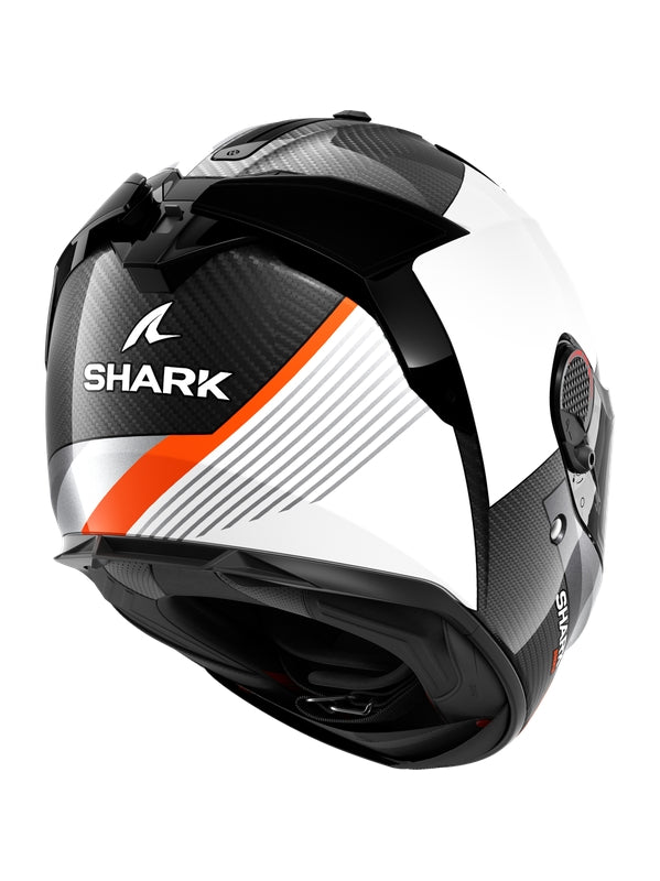 Shark - SPARTAN GT PRO CARBON Carbon White Orange - SECURTEX MOTOR S.L (t/a MaximoMoto)