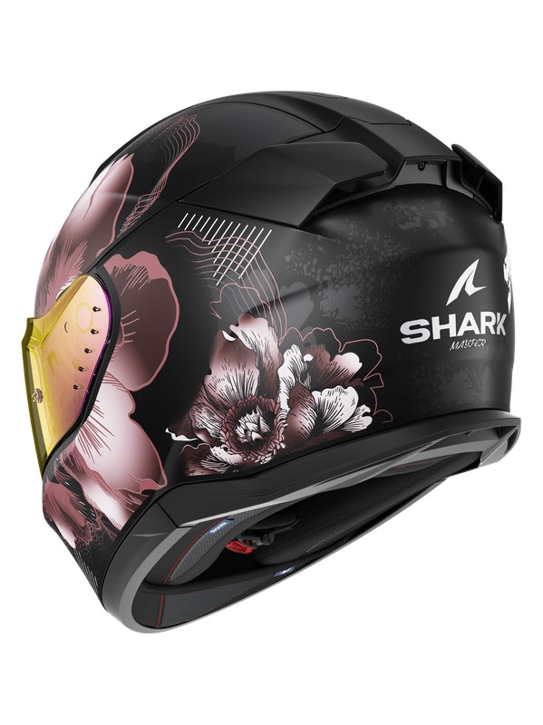 SHARK CASCO D-SKWAL 3 MAYFER MAT NEGRO VIOLETA DORADO