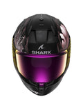 SHARK CASCO D-SKWAL 3 MAYFER MAT NEGRO VIOLETA DORADO