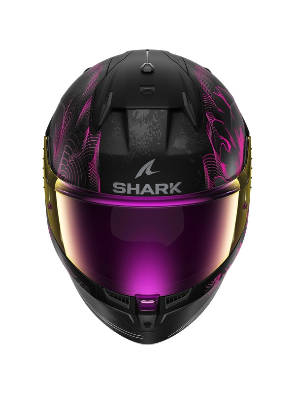 SHARK D-SKWAL 3 MAYFER MAT NEGRO VIOLETA ANTRACITA