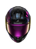 SHARK CASCOS D-SKWAL 3 MAYFER VIOLETA NEGRO BRILLO
