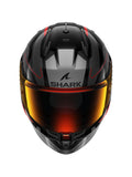 SHARK D SKWAL 3 negro antracita rojo Casco integral