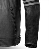 BELA - Chaqueta Piel Royal Rider Vinatge Negro/Gris - SECURTEX MOTOR S.L (t/a MaximoMoto)