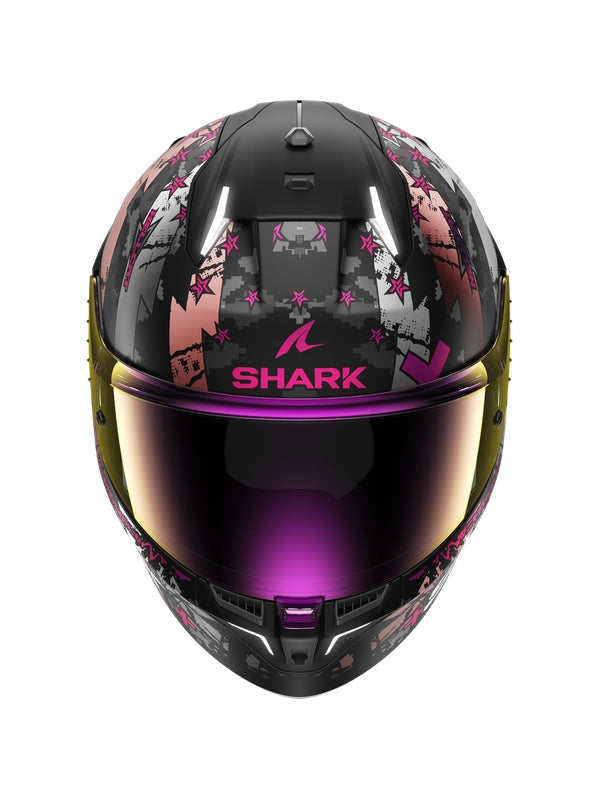 Shark - SKWAL i3 Black Chrom Purple - SECURTEX MOTOR S.L (t/a MaximoMoto)