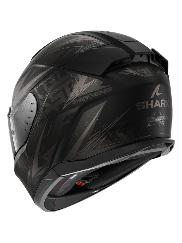 SHARK D SKWAL 3 Blast Mat negro antracita integral Casco