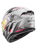 SHARK D SKWAL 3 Blast plata violeta negro Casco integral