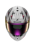 SHARK D SKWAL 3 Blast plata violeta negro Casco integral